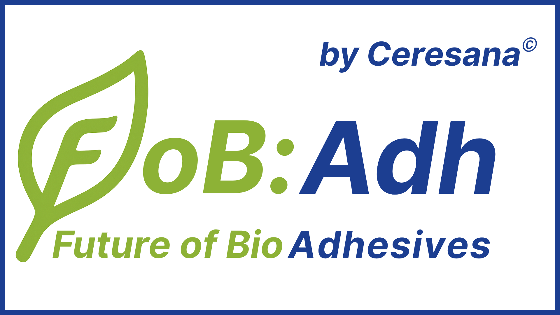Logo der Veranstaltung Future of BioAdhesives