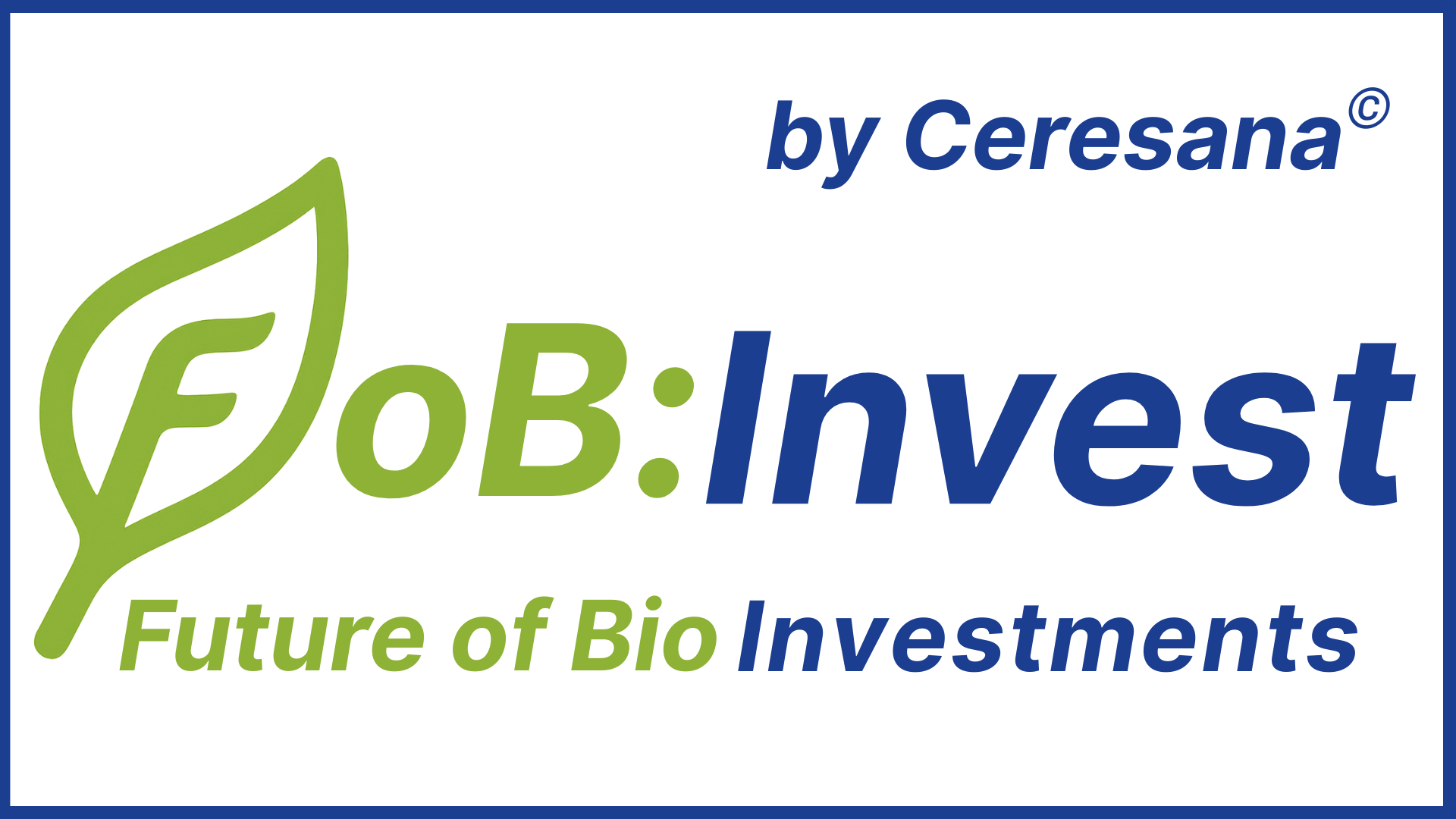 Logo für die Veranstaltung Future of BioInvestments